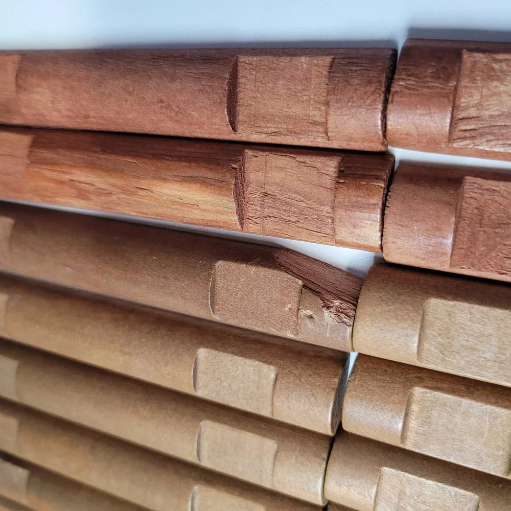 Lincoln Logs Flat Short Replacement Pcs 20 Count Brown Wood Building Toy Parts